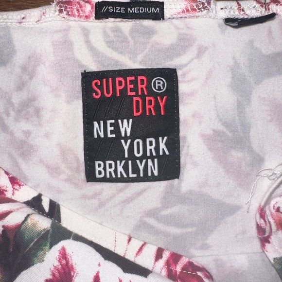 NWOT Superdry Women’s Lenox Bodysuit Floral Size Med. New Without Tags. - Picture 8 of 9